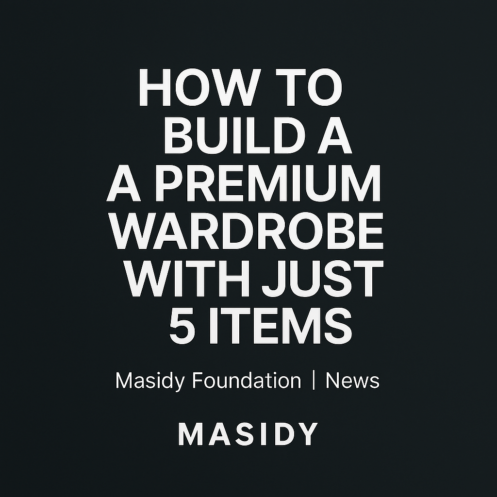 How to Build a Premium Wardrobe With Just 5 Items