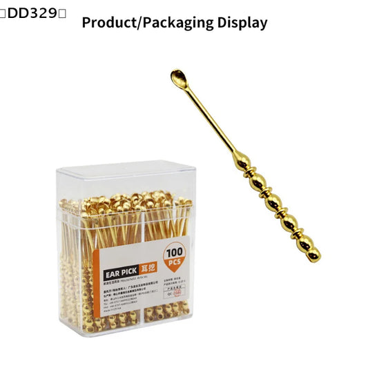 Curette Orecchio Inox Portatile Professionale Kit Completo